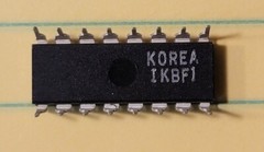 Motorola MC14510B CP 8016 16 PIN (Lot of 5) Antistatic k/t