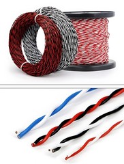 0.12~2.5mm² Wire Twisted Pairs 1~100 Metres Long PTFE hi-temp wire twisted pair