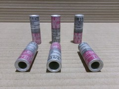 Burndy Lot of 6 2/0-1/0 Splice Connector Aluminum Compression AK