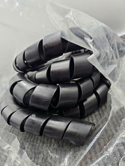Tectran 820SPR-16 Black Spiral Wrap 1 1/4″ I.D. 16′ 27095