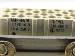 Amphenol C146 10B 2 10A 250V Female Plug Connector W/Housing