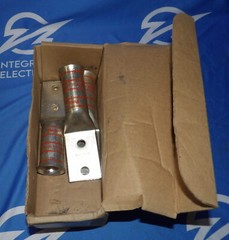 Box of 3 NEW LCCF750-12-3 Two Hole Flex Locomotive Cable Lugs + 1 Year Warranty