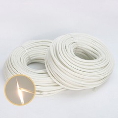 White Heat Resistant Sleeving Cable Wire High Temperature Component Lead Heat