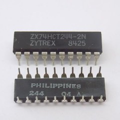 1x ZX74HCT244-2N ZYTREX IC MOS 74HCT244 DIP-20