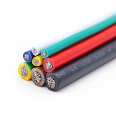 Any length UL1015 Electronic Flexible Wire Cable 8/10/12/14/16~24 AWG multicolor