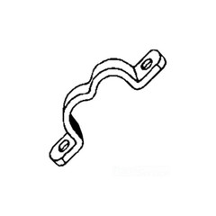 VICTOR 11304-S, 7/16″, 9/32″ Hole, Steel, 2-Gang, Tubing and Cable Strap, 1 pc