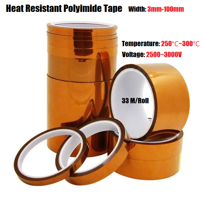 Heat Resistant Tape KAPTON TAPE High Temperature Thermal Insulation Polyimide