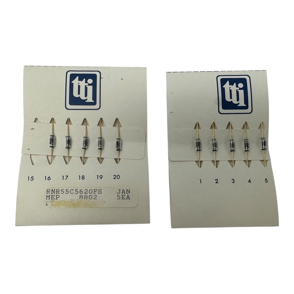 TTI RNR55C5620FS RESISTOR ,562OHMS,200WV, NEW/UNUSED SURPLUS QTY 10pcs