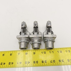 3/4″ HID Fixture Hanger Safety Hook Cast Aluminum Lot Of 3