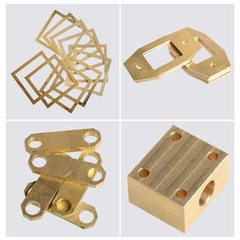 H62 Brass Sheet Metal Brass Plate Cuttable DIY Crafts Arious Size Thick 0.8-3mm
