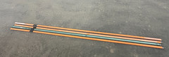 DUCT-O-WIRE FE-758-2 CONDUCTOR BAR ASSEMBLY OAL-12 FT. SECTIONS (LOT OF 4)