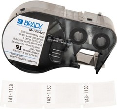 Brady M-143-427, 1″ x 1.25″, 10 to 4 AWG, Black/White, Printer Label, 1pc