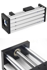 Linear Rail Guide SFU1204/1605/1610 Ballscrew 50*80/80*80mm Slide Table 50-300mm