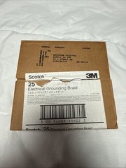 Scotch 25 Electrical Grounding Braid (1/2″ X 15′) NEW 34-7031-5746-0