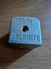 Calbrite S60300BC00 Beam Clamp, 3/8 in, 316 Stainless Steel 316SS