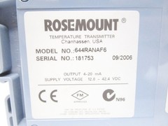 ROSEMOUNT 644RANAF6 12-42.4VDC NSMP