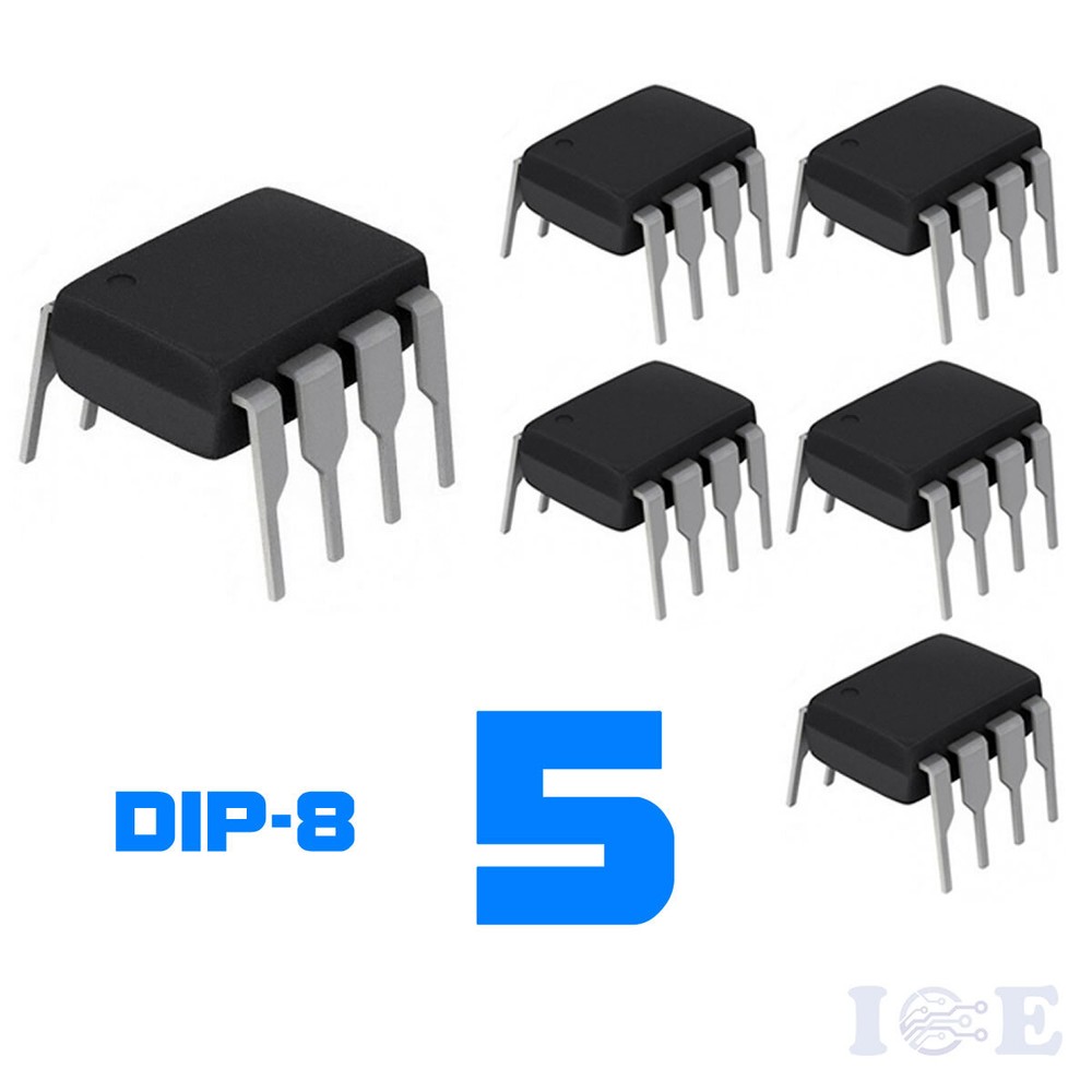 5PCS DS1307 DS1307N DIP-8 RTC SERIAL 512K I2C Real-Time Clock DIP8 IC