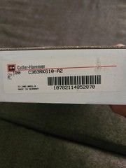 Eaton. Cutler Hammer C383RK610-A2. 8mm 600V 50Amp DIN Rail Connector. J6