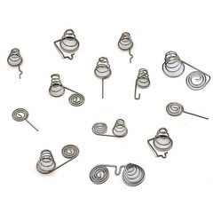 Nickel Plating AA/AAA Battery Type End Spring Contact Push In Art Craft Remotes