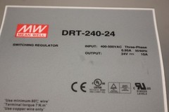 MEAN WELL DRT-240-24 POWER SUPPLY DIN RAIL 24V
