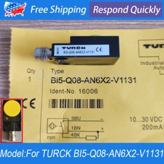 For Turck Bi5-Q08-AN6X2-V1131 Proximity Sensor Switch 10-30VDC 5mm NPN 3Pin