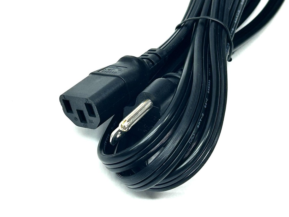 6FT 3-Prong AC Power Cord Cable for Desktop PC Computer ATX Power Supply