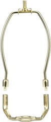 Polished Brass 6 Inch Detachable Lamp Harp Holder Size: 6 inch (Brass)
