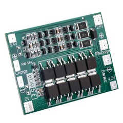 3S 13.6V 60A 18650 Li-ion Battery Charge PCB Protection Enhanced/Balanced Board
