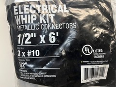 Cambridge 1/2″ x 6′ Liquid-Tite Whip #10 THHN Pre-Assembled Cable