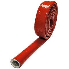 ELECTRIDUCT BS-J-SRF-075-10-RD Coated Cable Sleeve, 3/4 in Inside Dia., 10 ft,