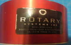 Rotary Systems Inc., Sealed Slip Ring, 30050-1306-000, 6 Ring, 10amp Used