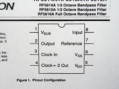 Qty 4: RETICON RF5614A Switched Capacitor Bandpass Filter 6-Pole Tunable Audio