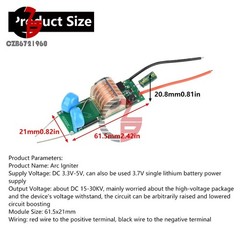 DC 3.3V-5V to DC 15-30KV Arc Igniter High Voltage Module High Power Booster Coil