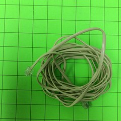 Telephone 15FT Beige TWO-LINE Cable Cord
