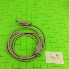 Standard Power Cord 6FT Beige Cable