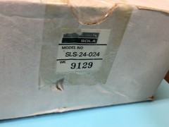Sola SLS-24-024 Regulated Power Supply, 187617
