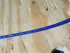 Southwire #18awg 16×30 Tinned Topcoat Copper Lead Wire UL1015/1230 Blue /100ft