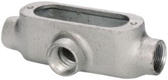 SEPCO T2, 3/4″ Hub, Malleable Iron, 3-Hub, T-Type, IMC/Rigid Conduit Body, 1 pc