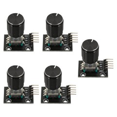 5 Pcs Rotary Encoder Module with Potentiometer Rotary Knob Electric Parts