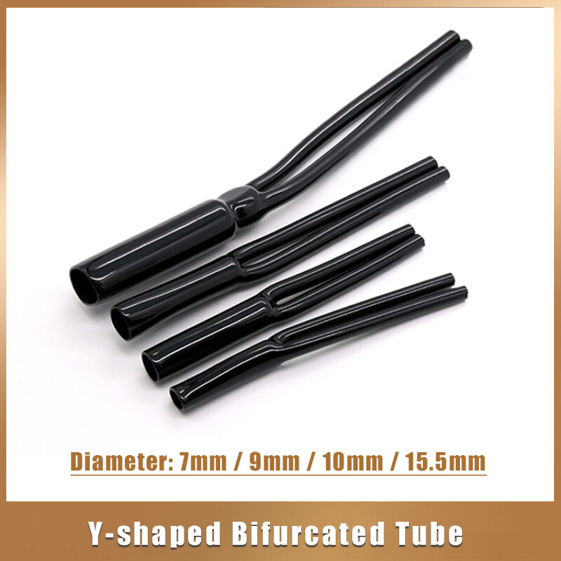 Y-shaped Bifurcated Tube PVC Trouser Hose Audio Speaker Power Harness Sleeving