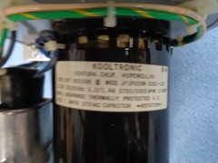 KOOLTRONIC KBB36-XX09, Gasonics P/N: A95-125-02 REV. C Blower