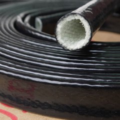 Φ4-70mm Black Silicone/Fibreglass Fire Sleeving HIGH TEMP Sleeve Insulating Hose