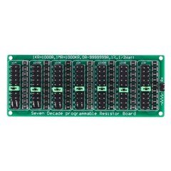 2X(7 Decade 1R – 99999R Programmable SMD Resistance Sliding Resistance 7849-