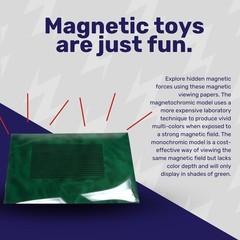 12×12 Green Magnetic Viewing Film for STEM Projects & Research