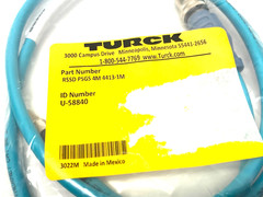 Turck RSSD PSGS 4M 4413-1M Double Ended Connection Cordset U-58840