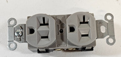 Hubbell 5362AG 20A 125V NEMA 5-20R Duplex Receptacle Gray Lot of 19 New