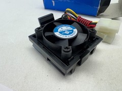 Vintage Vantec Socket 7 3 CPU Cooler Heatsink Fan 4-Pin Molex Ball Bearing NOS