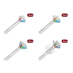 PTFE 2/3/4/6 Core Cable High Temp 200°C Shielding Silver Plated Copper Wire