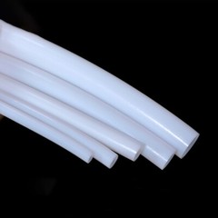 White PTFE Pipe Tubing / Pipe ID 0.3mm-16mm for 3D Printer Filament Extruder