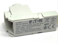 Eaton BB-UL-TEP/35 FAZ Bus Bar Connector, Extension Terminal, #14-2 AWG 10-PACK